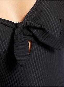 Fato de banho de grávida canelado - Kiabi