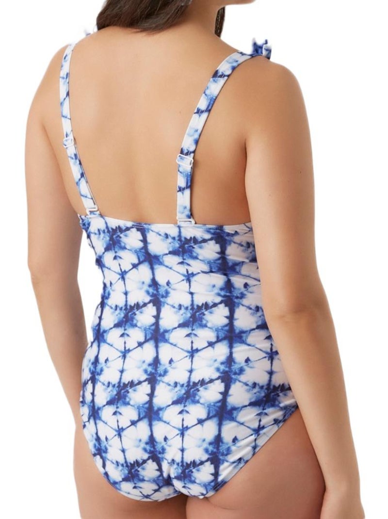 Fato de Banho de Grávida Mamalicious Azul/Branco 20017690 Branco - Kiabi