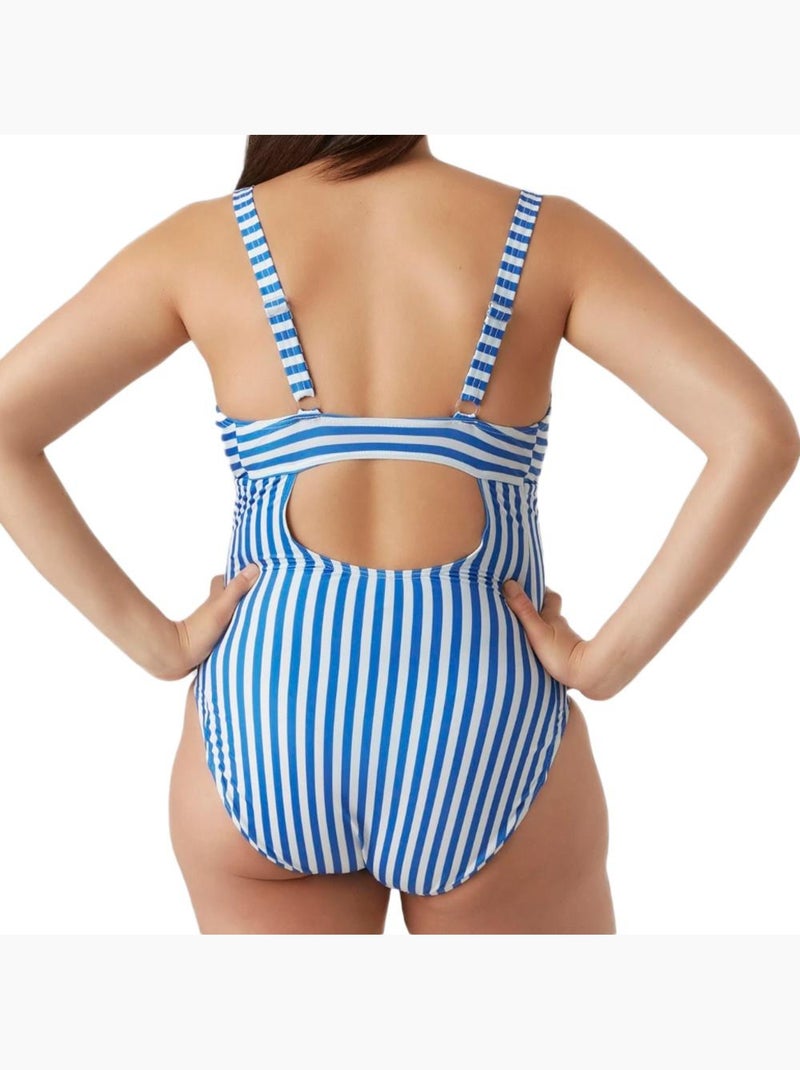 Fato de Banho de Grávida Mamalicious Zaga Branco/Azul Azul - Kiabi