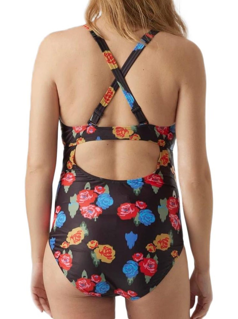 Fato de Banho de Grávida Preto Mamalicious Bow Flower Preto - Kiabi