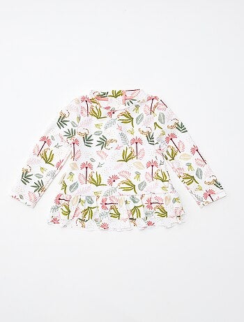 Fato de banho de manga comprida + cuecas 'Petit Béguin' - 2 peças