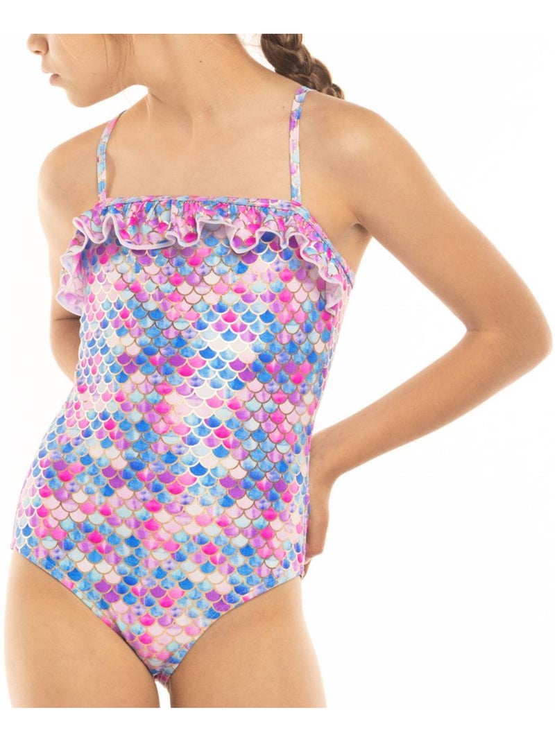 Fato de Banho de Menina Sun Project Rosa/Azul Rosa - Kiabi