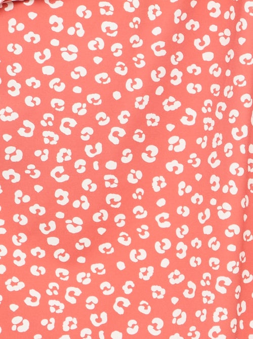 Fato de banho de uma peça com folhos - Kiabi