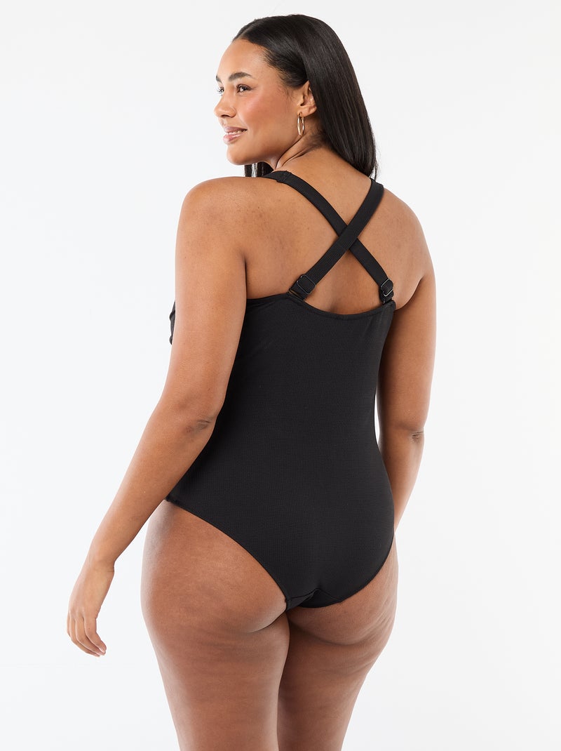 Fato de banho de uma peça modelador Preto - Kiabi