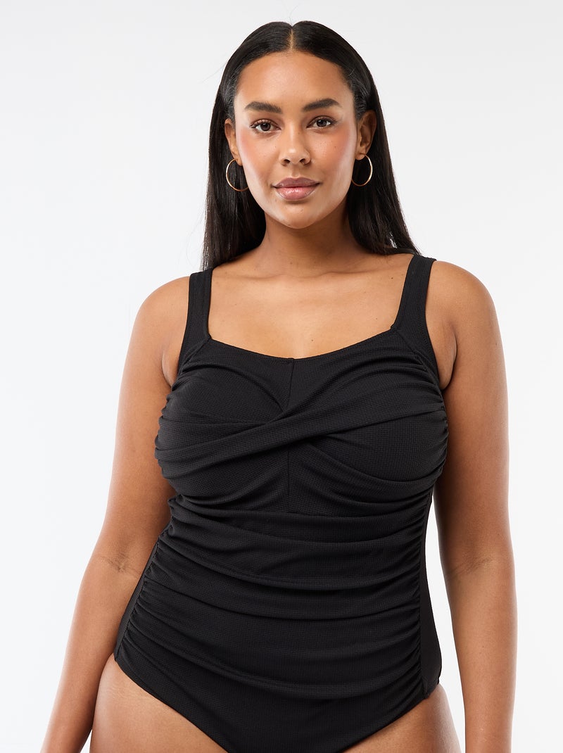 Fato de banho de uma peça modelador Preto - Kiabi