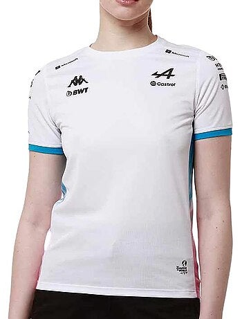 Fato de banho desportivo preto kappa adoliw alpine f1 para mulher