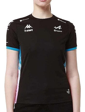 Fato de banho desportivo preto kappa adoliw alpine f1 para mulher