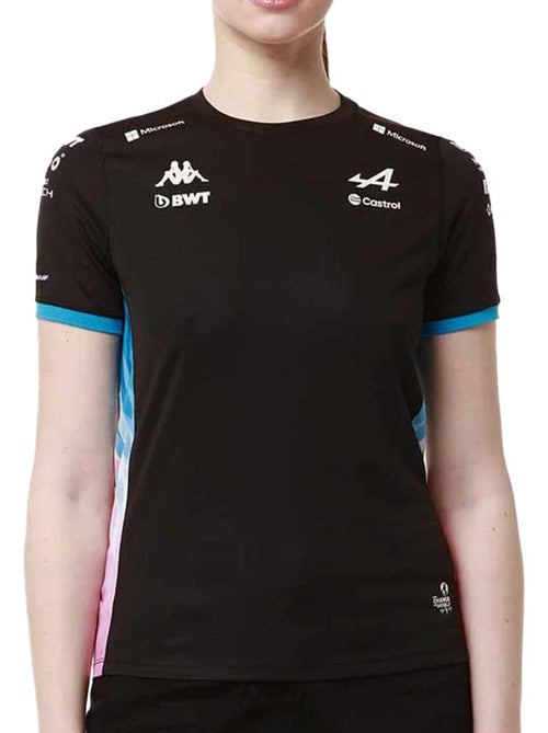Fato de banho desportivo preto kappa adoliw alpine f1 para mulher - Kiabi