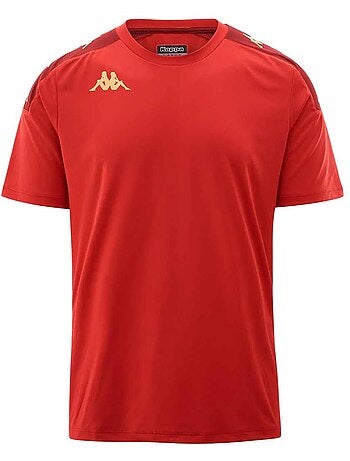 Fato de banho desportivo vermelho kappa gianto para jovem