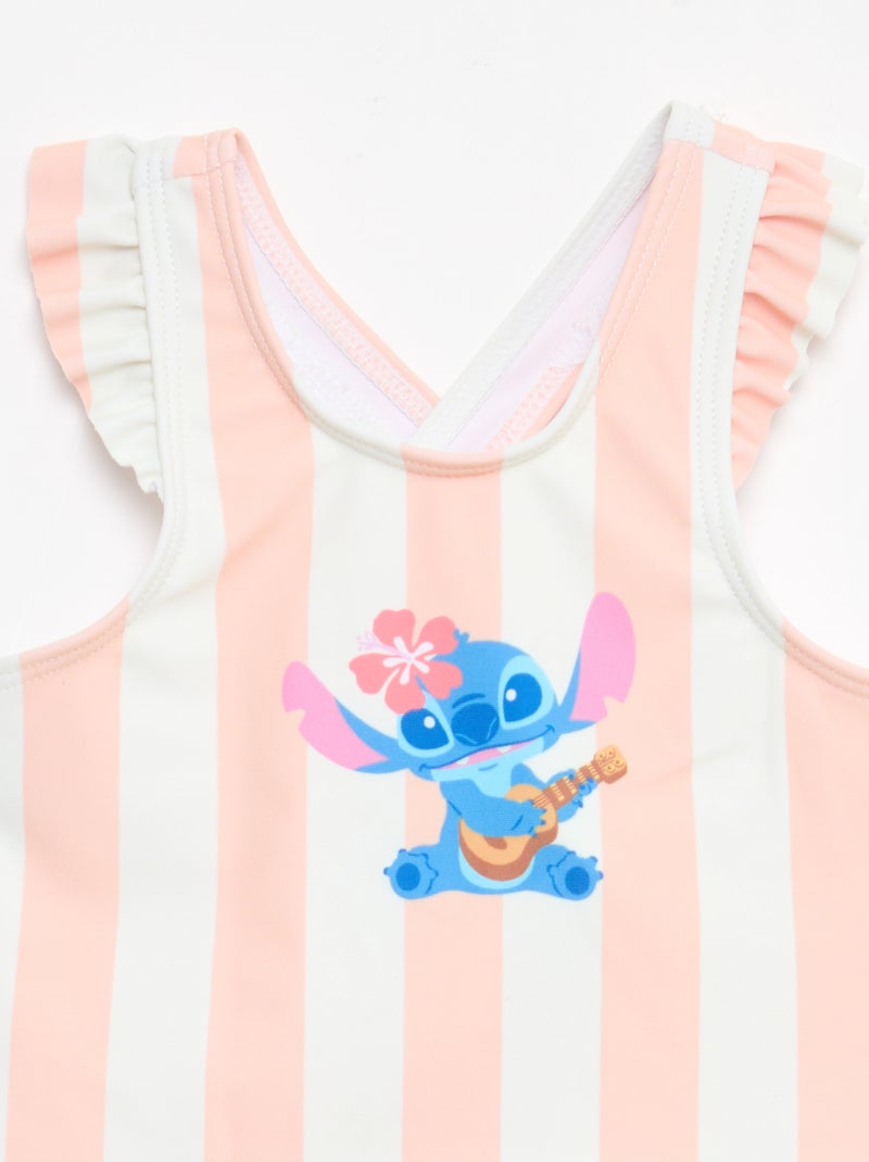 Fato de banho 'Disney' 'Stitch' às riscas Laranja - Kiabi