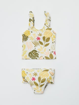 Fato de banho estampado - 2 peças