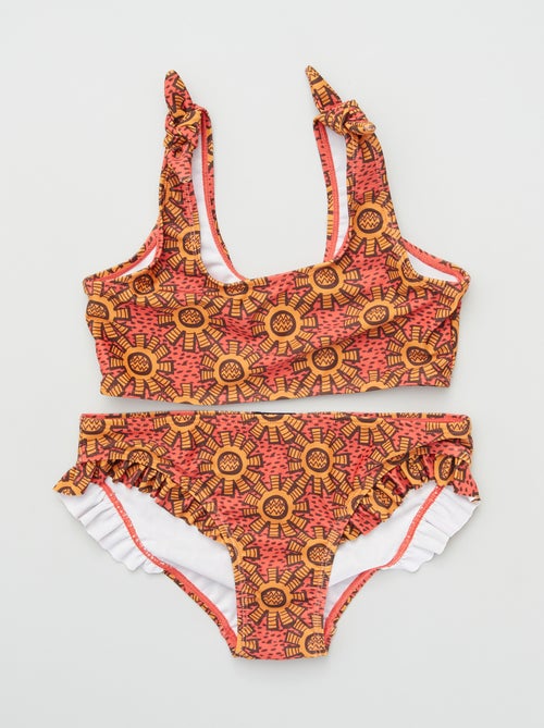 Fato de banho estampado  - 2 peças - Kiabi