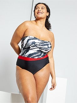 Fato de banho estampado de 1 peça - Kiabi