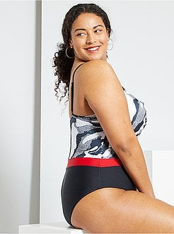 Fato de banho estampado de 1 peça - Kiabi