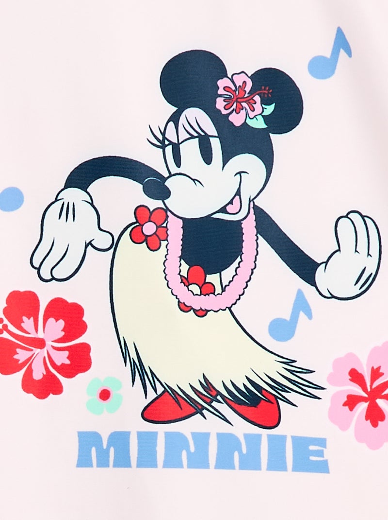 Fato de banho estampado 'Minnie' 'Disney' - 1 peça Rosa - Kiabi