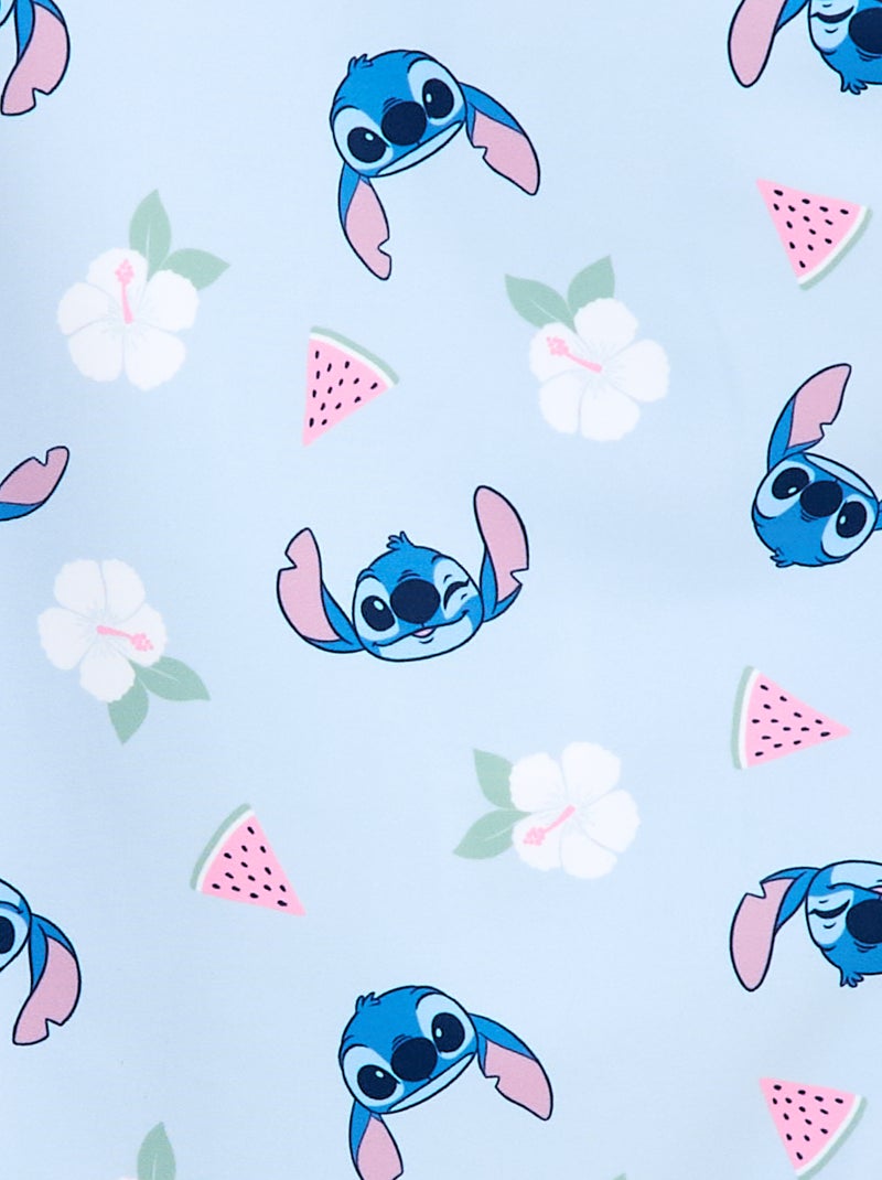 Fato de banho estampado 'Stitch & Angel' 'Disney' - 1 peça Azul - Kiabi