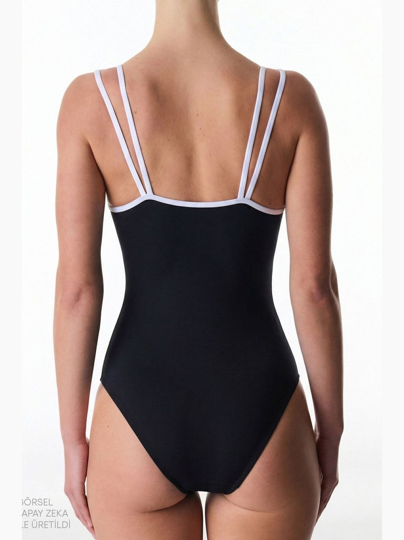 Fato de banho feminino beluga push penti Preto - Kiabi