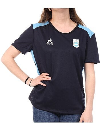 Fato de Banho Feminino Le Coq Sportif JO 2024 Marinho Argentina