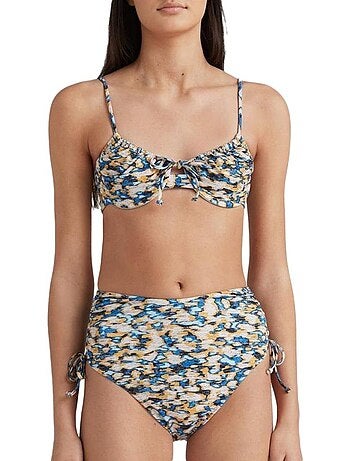 Fato de banho o'neill avalon verde/rosa para mulher