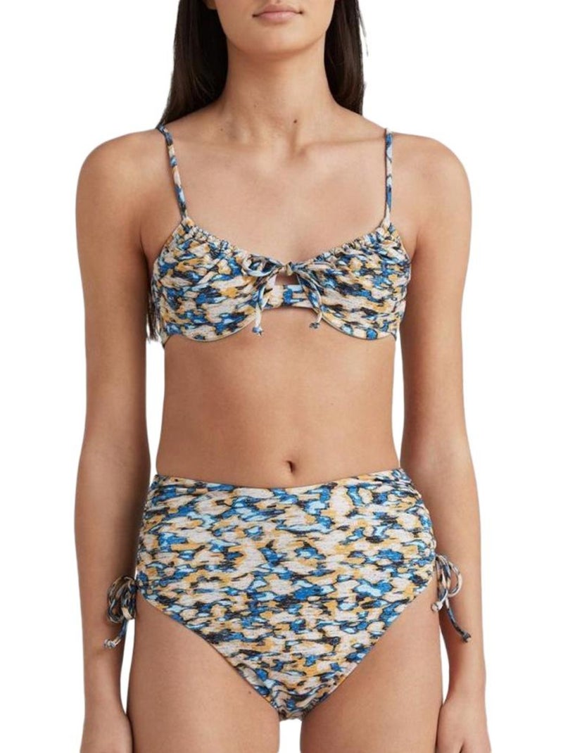 Fato de Banho Feminino O'Neill Avalon Laranja/Azul para Mulher Azul - Kiabi