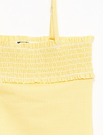 Fato de banho franzido + scrunchie - 1 peça