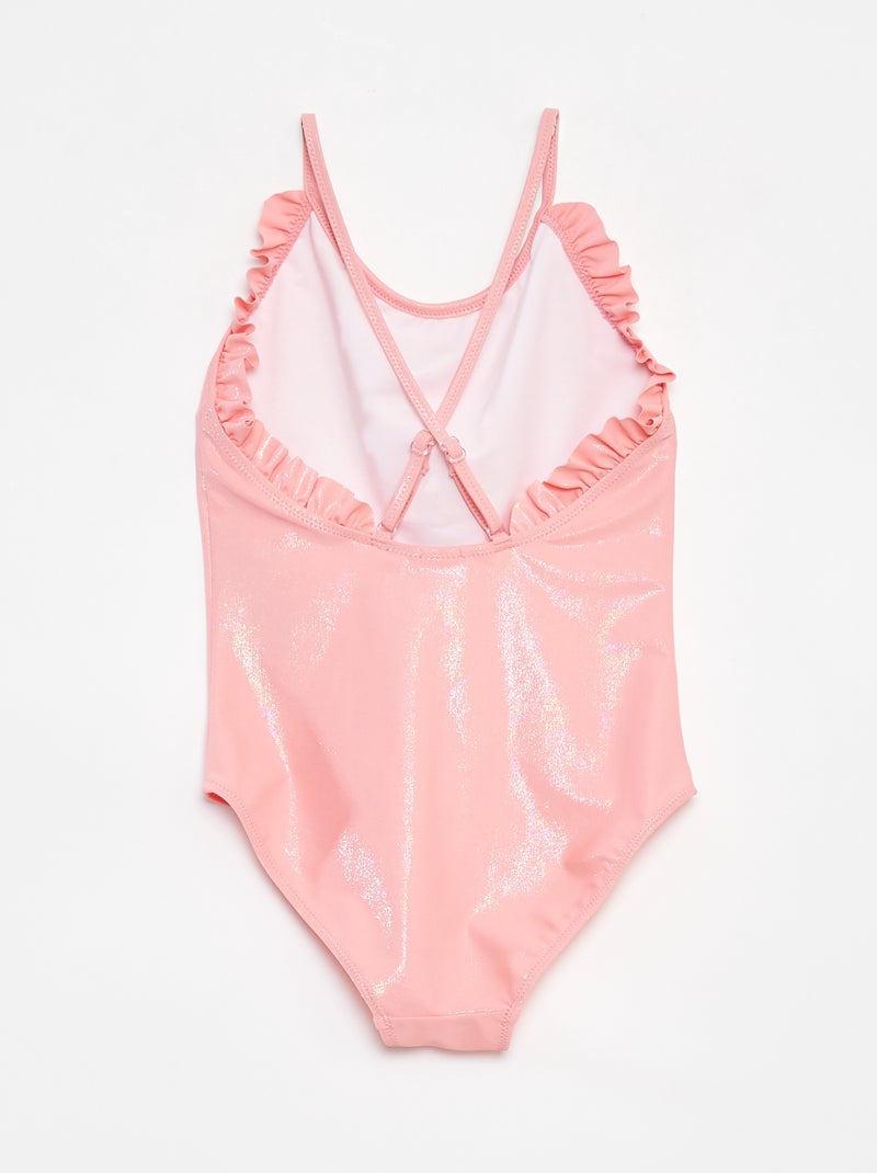 Fato de banho glitter - Inteiro ROSA - Kiabi