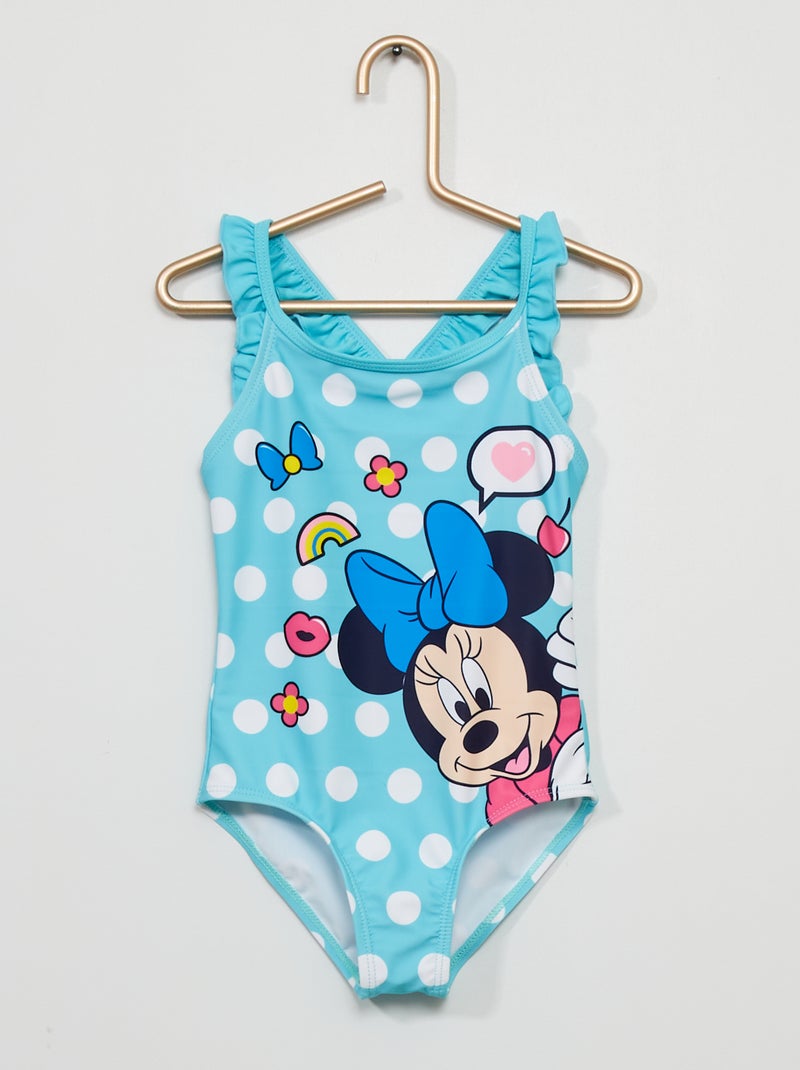 Fato de banho inteiro 'Minnie Mouse' AZUL - Kiabi