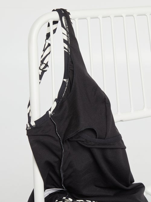 Fato de banho inteiro pós-operatório estampado - Kiabi