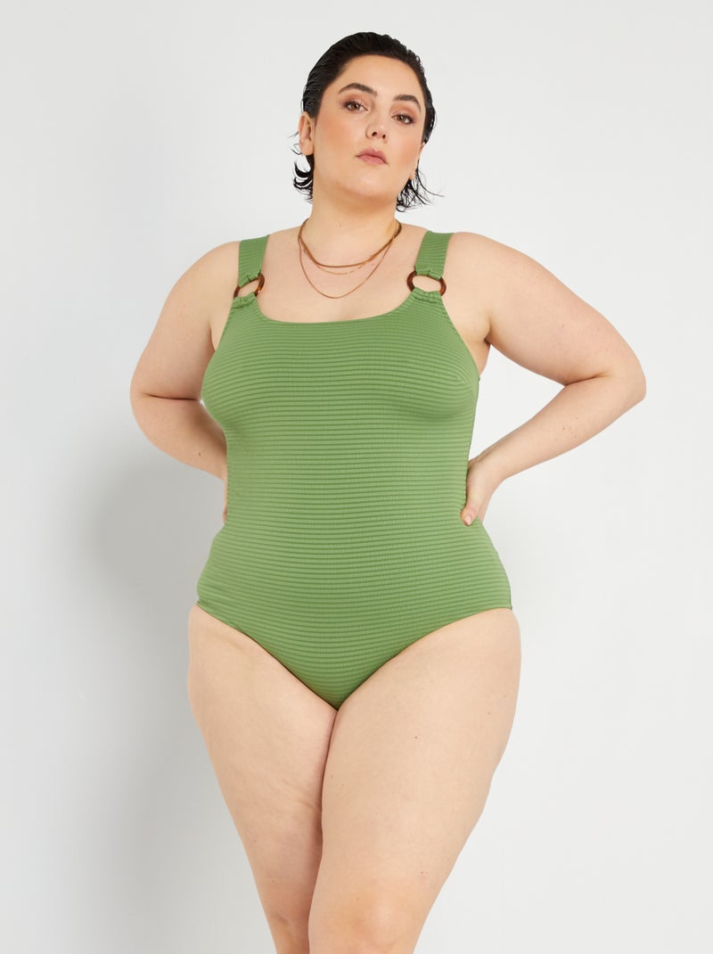Fato de banho inteiro VERDE - Kiabi