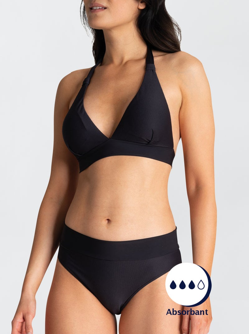 Fato de banho menstrual 'Atena' - 2 peças PRETO - Kiabi