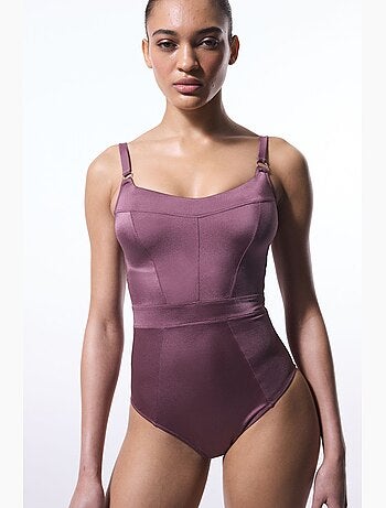 Fato de banho modelador dina rose com fivela penti