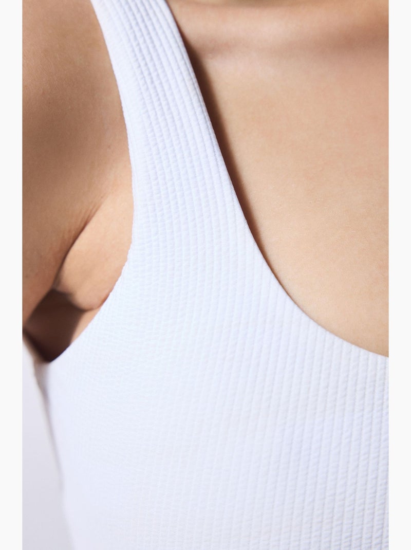Fato de banho mulher marlee sport penti Branco - Kiabi