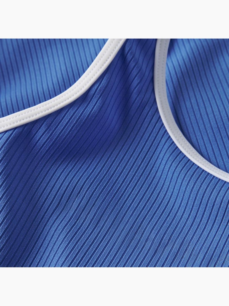 Fato de Banho Name It Zontra para Mulher Azul/Branco Azul - Kiabi