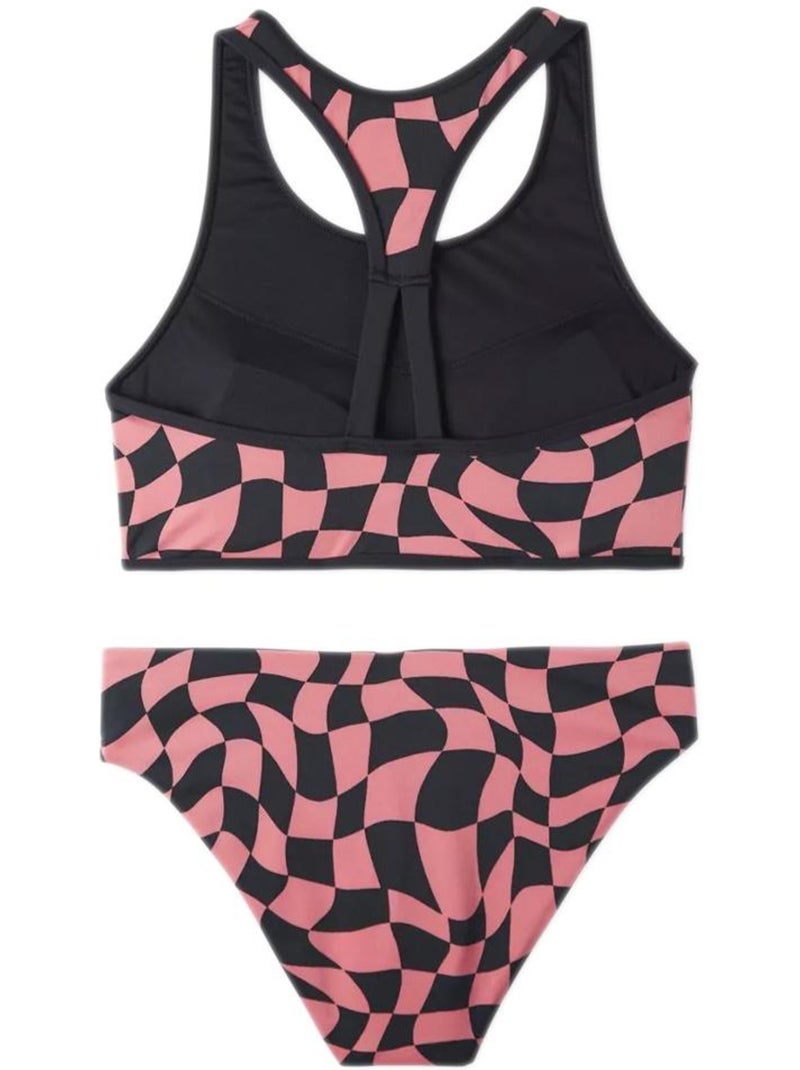 Fato de Banho O'Neill Active para Menina Rosa/Preto Preto Rosa - Kiabi