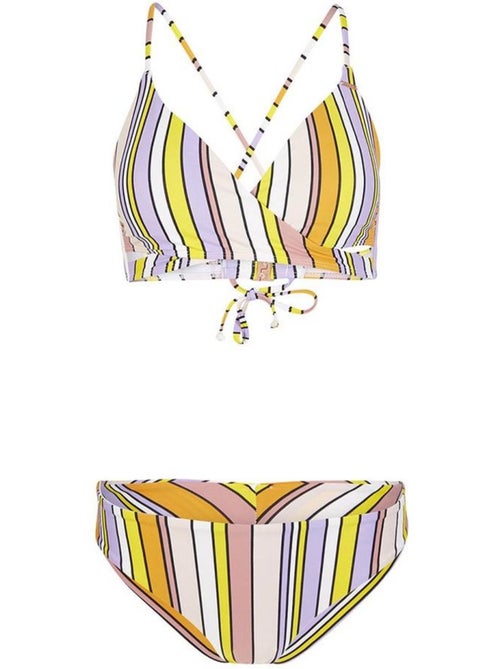 Fato de Banho O'Neill Baay Roxo/Amarelo para Mulher - Kiabi Fato de Banho O'Neill Baay Roxo/Amarelo para Mulher - Kiabi