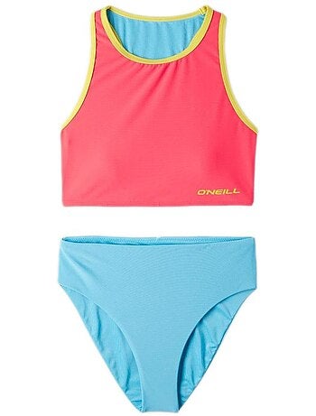 Fato de Banho O'Neill Brights Verde/Rosa para Menina