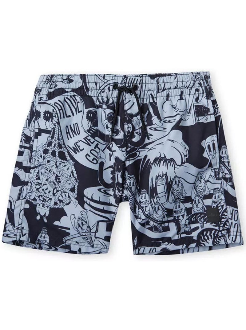 Fato de Banho O'Neill Cali Hybrid para Rapaz Preto/Cinzento Preto - Kiabi