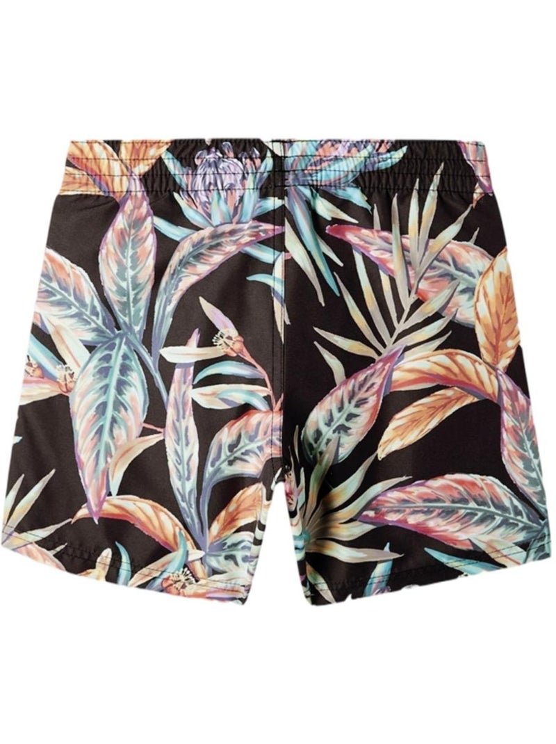 Fato de Banho O'Neill Cali para Rapaz Preto/Rosa Preto Multicolorido - Kiabi