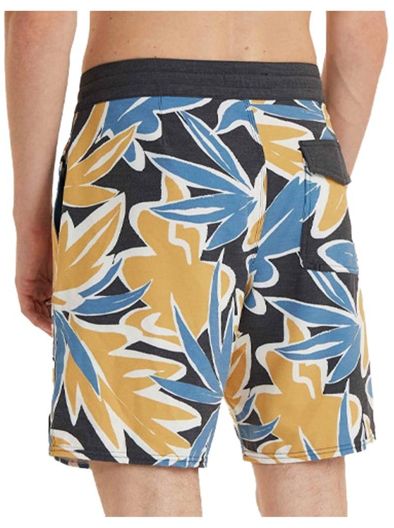 Fato de Banho O'Neill Cruzer para Homem Preto/Azul/Amarelo Amarelo - Kiabi