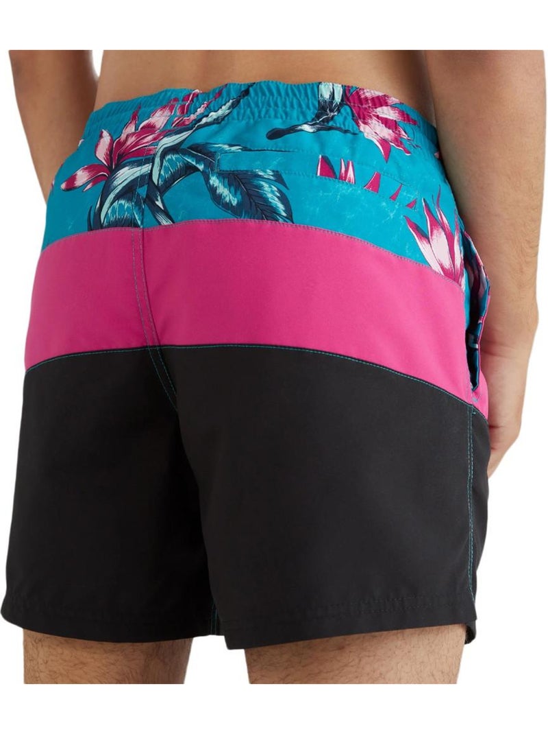 Fato de Banho O'Neill Frame para Homem Turquesa/Rosa/Preto Preto - Kiabi