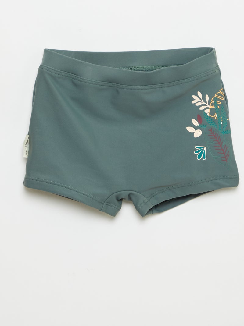Fato de banho 'Petit Béguin' 2 peças anti-UV Caqui - Kiabi