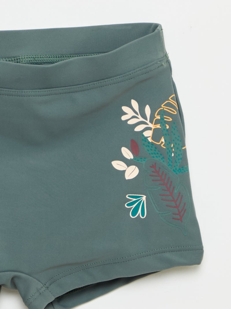 Fato de banho 'Petit Béguin' 2 peças anti-UV Caqui - Kiabi