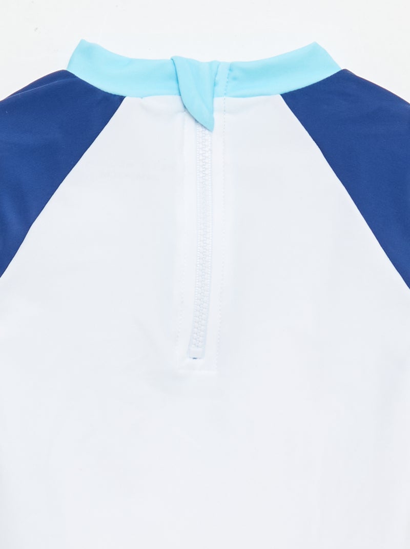 Fato de banho 'Petit Béguin' 2 peças T-shirt + boxer Azul - Kiabi