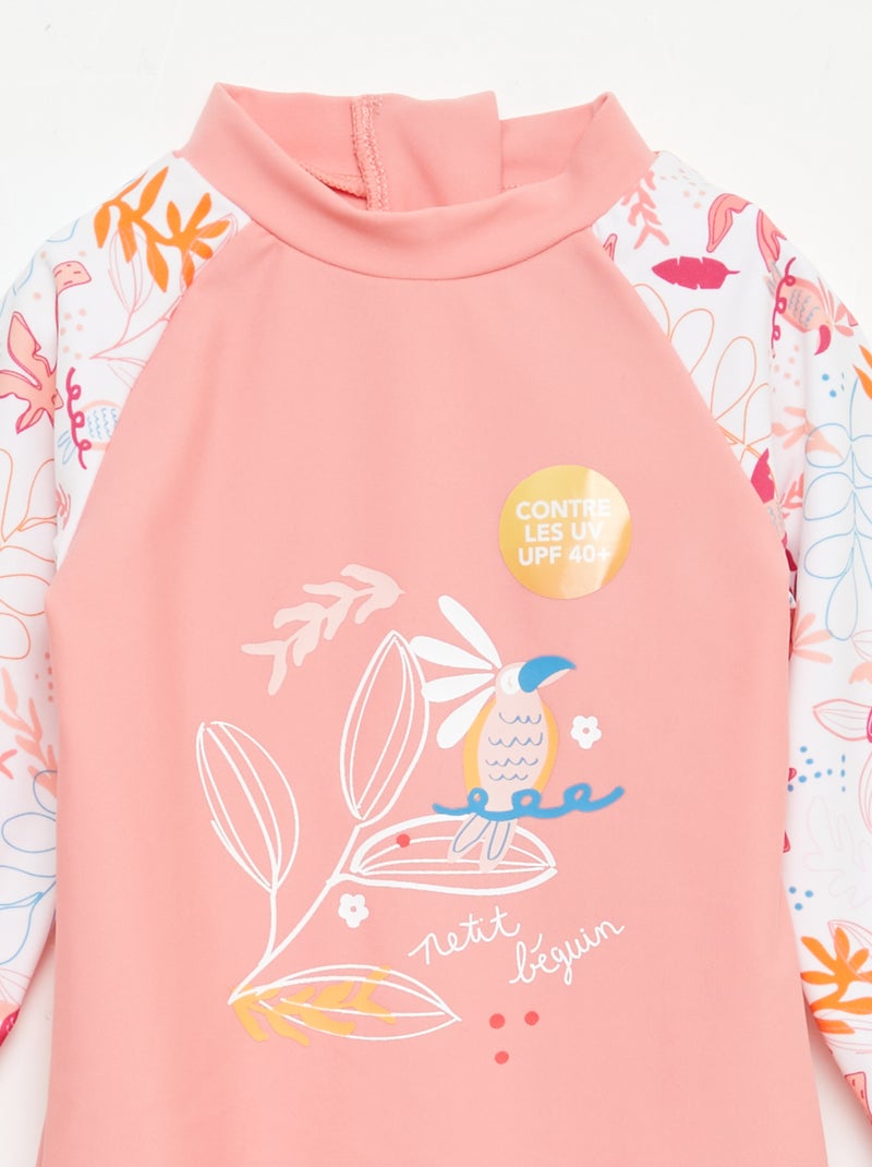 Fato de banho 'Petit Béguin' Coral - Kiabi