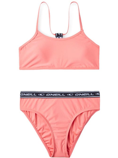 Fato de banho rosa o'neill sportclub para menina - Kiabi