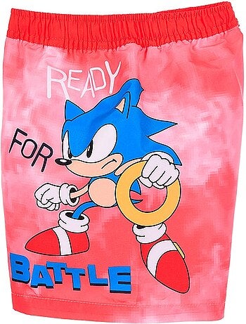 Fato de banho sonic menino | licença oficial