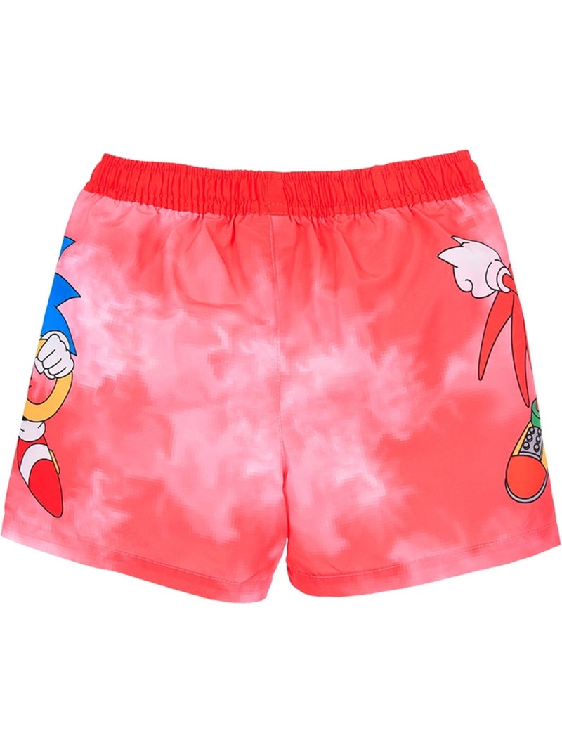 Fato de banho sonic menino | licença oficial Vermelho - Kiabi