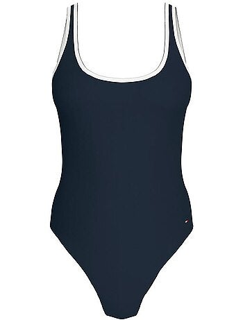 Fato de Banho Tommy Hilfiger Marine de Uma Peça para Mulher