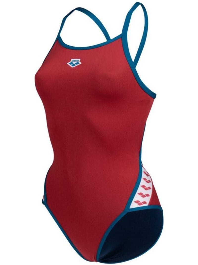 Fato de banho vermelho arena icons super fly para mulher Vermelho - Kiabi