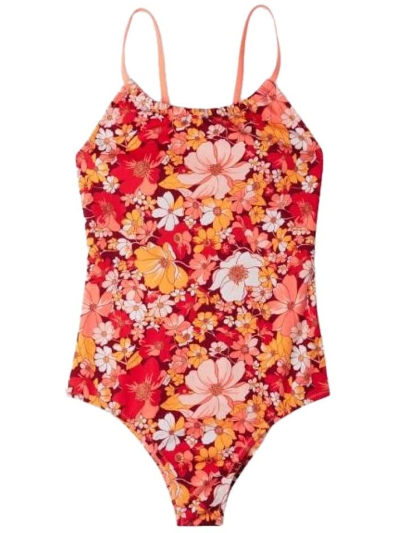 Fato de Banho Vermelho O'Neill Cali para Menina Vermelho - Kiabi